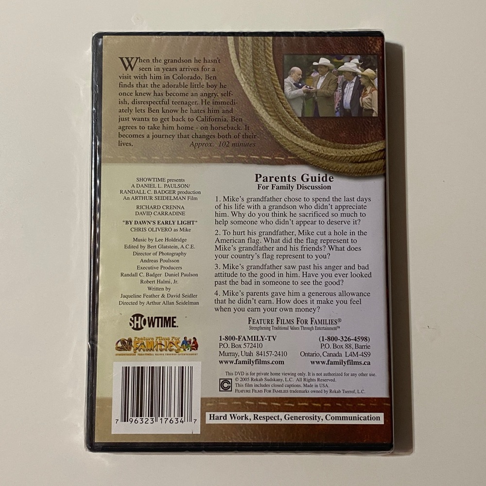 BY DAWN’S EARLY LIGHT—Feature Films For Families DVD—New in Original Packaging - Picture 3 of 6